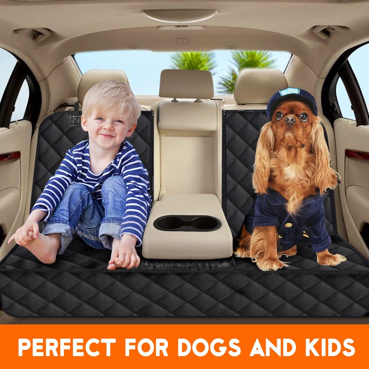 Yuntec Dog Car Seat Cover – Black